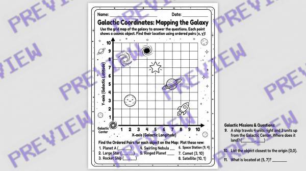 Preview of Math coordinates planes
