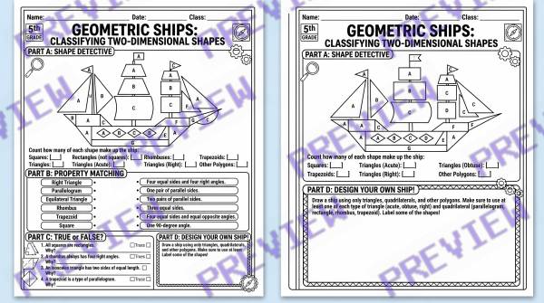 Preview of Classifying_shapes_math_worksheet