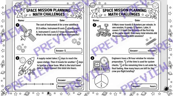 Preview of Math Word Problems